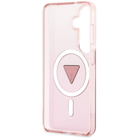 GUESS futerał do SAMSUNG S26 GUHMS26SHGTMLCGP (Magnetic IML Gradient Triangle) różowy