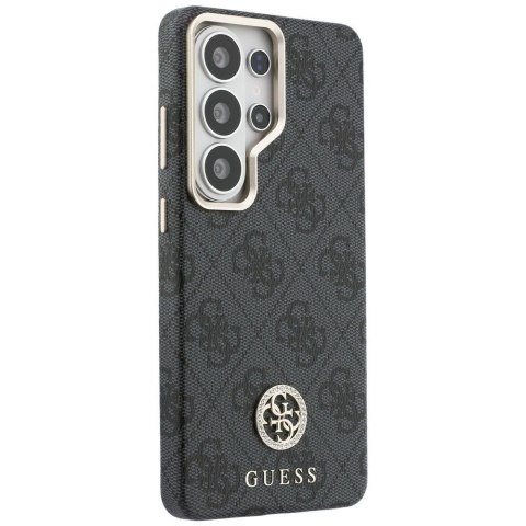 GUESS futerał do SAMSUNG S26 Ultra GUHMS26LP4GRMDEK (4G Rhinestone Round Logo MagSafe) czarny