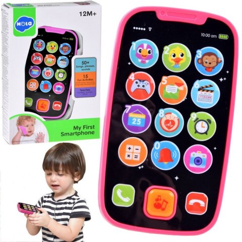 Interaktywny Telefon dla Dziecka Edukacyjna Zabawka Smartfon Hola ZA5670