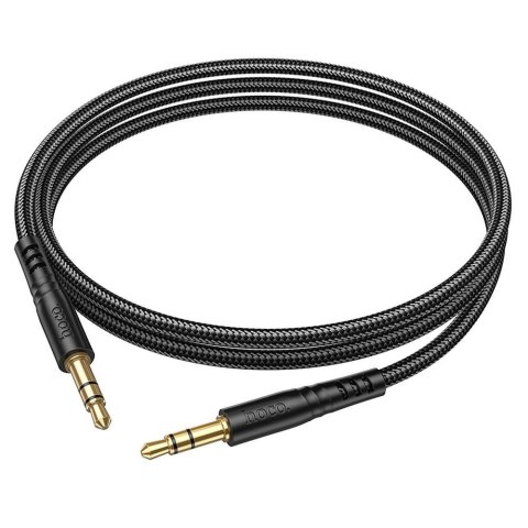 Kabel AUX Jack 3,5 mm do Jack 3,5 mm Hoco 1 m UPA24 czarny
