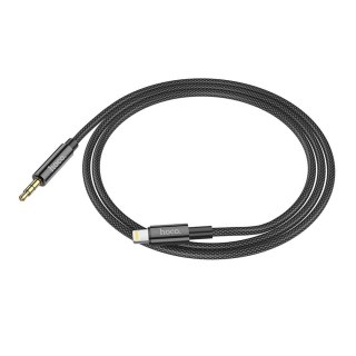 Kabel AUX Jack 3,5 mm do Lightning Hoco 1 m UPA19 czarny