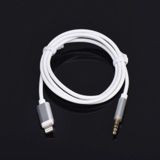 Kabel AUX Lightning (męski) do Jack 3,5 mm (męski) biały