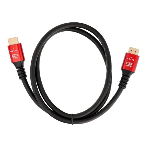 Kabel HDMI 2.1 8K 60Hz / 4K 120Hz - Ultra High Speed, HDR, eARC, VRR, 48Gbps 3 m czarny