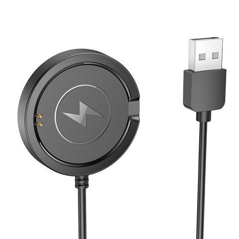 Kabel do ładowania smartwatcha Hoco 0,6 m Y22 czarny