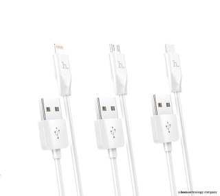 Kabel USB A do Lightning Hoco 2,1A 2 m X1 biały