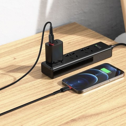 Kabel USB A do Lightning Hoco 2,4A 1 m X59 niebieski