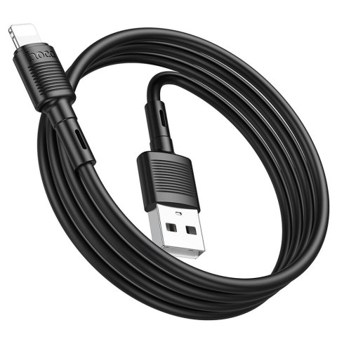 Kabel USB A do Lightning Hoco 2,4A 1 m X83 czarny