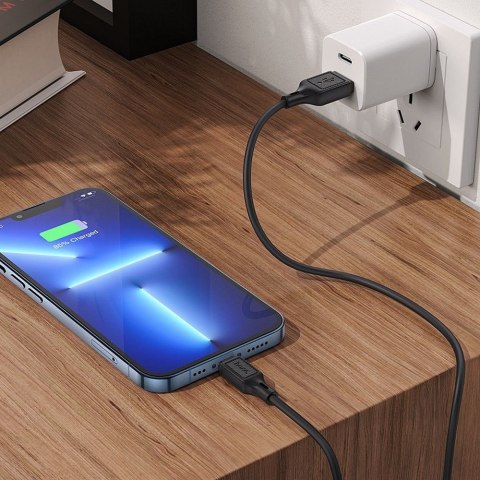 Kabel USB A do Lightning Hoco 2,4A 1 m X90 czarny