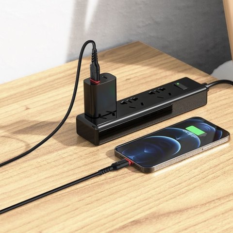 Kabel USB A do Lightning Hoco 2,4A 3 m X59 czarny