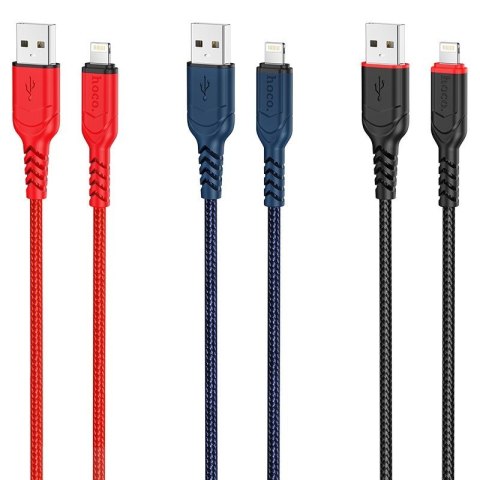 Kabel USB A do Lightning Hoco 2,4A 3 m X59 czarny