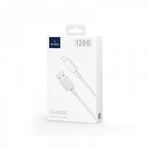 Kabel USB A do Lightning Wiwu 2,4A Wi-C006 biały