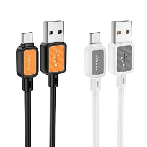 Kabel USB A do Micro USB Hoco 2,4A 1 m X108 biały