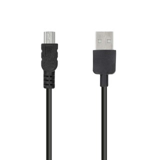 Kabel USB A do Mini USB (navi / kamera) 3 m czarny
