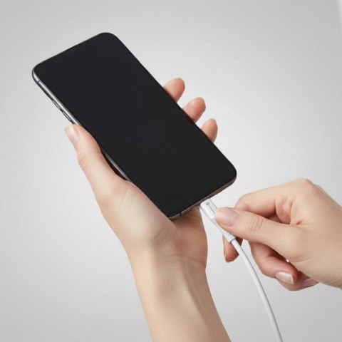 Kabel USB A do USB C Forcell F-Energy QC4.0 3A 66W Silicone 1 m C342 biały