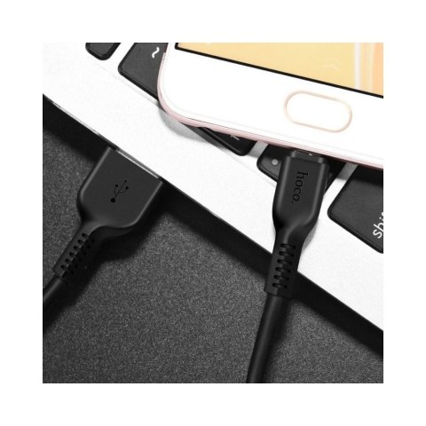 Kabel USB A do USB C Hoco 2,4A 1 m X20 czarny