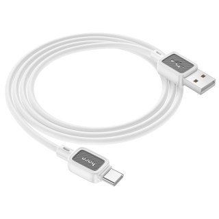 Kabel USB A do USB C Hoco 3A 1 m X108 biały