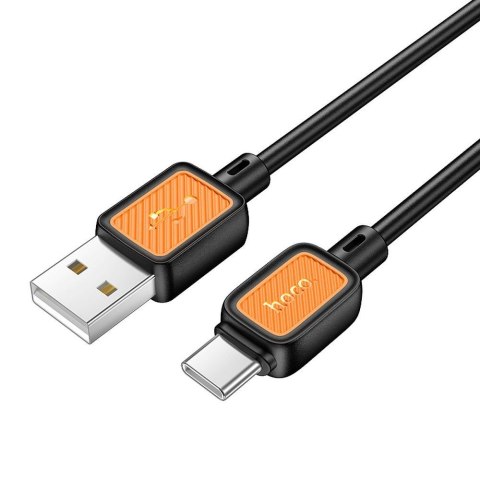 Kabel USB A do USB C Hoco 3A 1 m X108 czarny