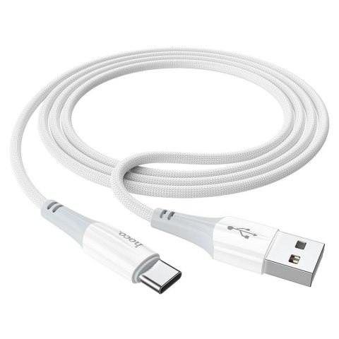 Kabel USB A do USB C Hoco 3A 1 m X70 biały