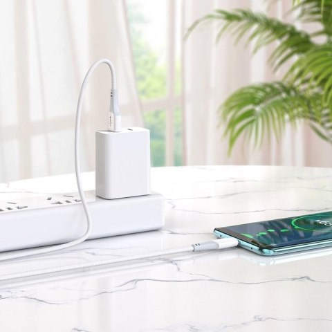 Kabel USB A do USB C Hoco 3A 1 m X70 biały