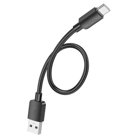 Kabel USB A do USB C Hoco PD 2,4A 27W 0,25 m X96 czarny