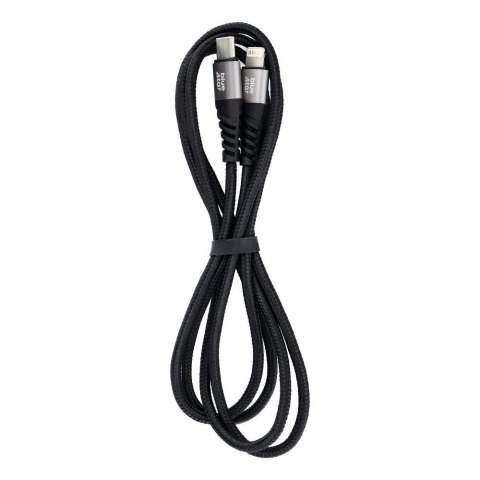 Kabel USB C do Lightning Blue Star 2,4A z oplotem 1,2 m TFK-DC-003 czarny