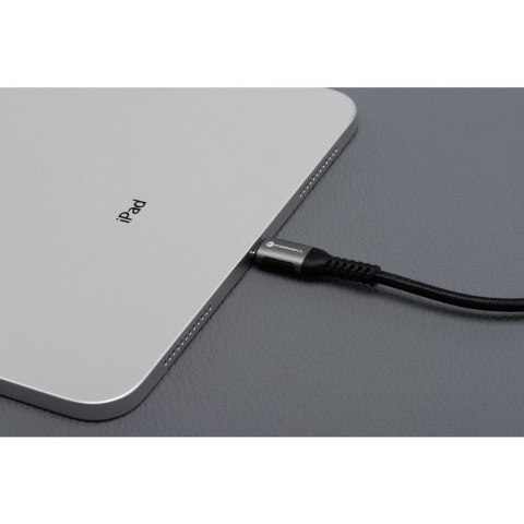 Kabel USB C do Lightning Forcell F-Energy PD 3A 27W Cafule 3 m C259 czarny