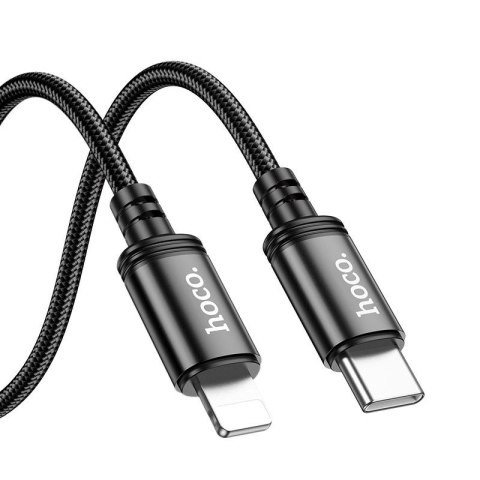 Kabel USB C do Lightning Hoco PD 27W 2 m X89 czarny
