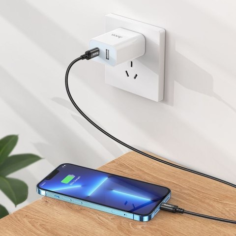 Kabel USB C do Lightning Hoco PD 27W 2 m X89 czarny