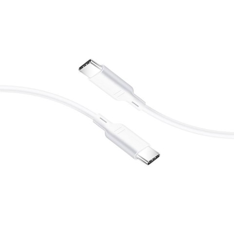 Kabel USB C do USB C Blue Star 3A 1,2 m biały