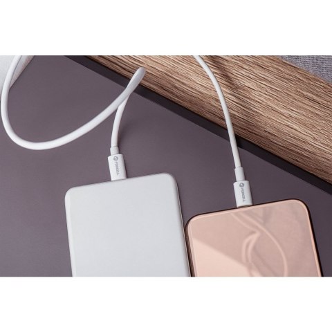 Kabel USB C do USB C Forcell F-Energy QC4.0 PD 3A 60W 3 m C338 biały