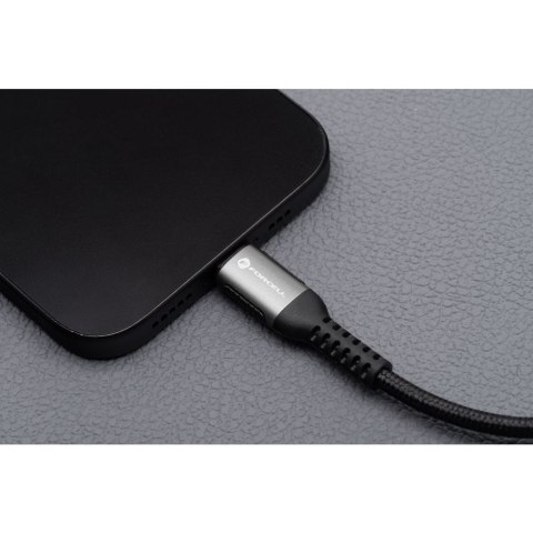 Kabel USB C do USB C Forcell F-Energy QC4.0 PD 5A 100W Cafule 2 m C260 czarny