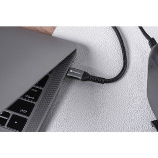 Kabel USB C do USB C Forcell F-Energy QC4.0 PD 5A 100W Cafule 3 m C260 czarny