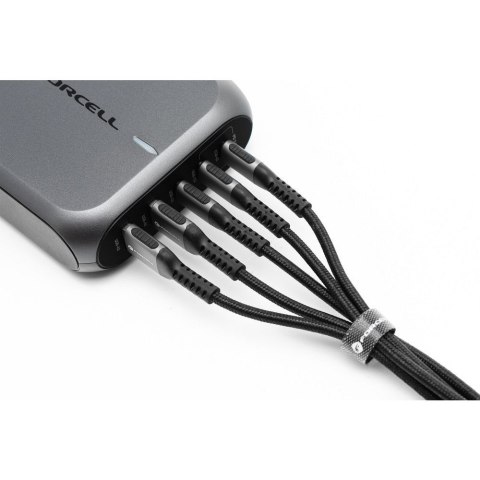 Kabel USB C do USB C Forcell F-Energy QC4.0 PD 5A 240W Cafule 1,2 m C263 czarny
