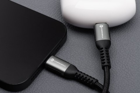 Kabel USB C do USB C Forcell F-Energy QC4.0 PD 5A 240W Cafule 3 m C263 czarny
