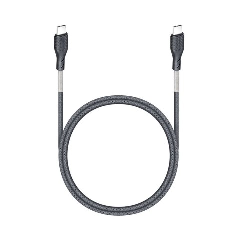 Kabel USB C do USB C Forcell F-Energy QC4.0 PD 5A 66W Carbon 1 m CB-02C czarny