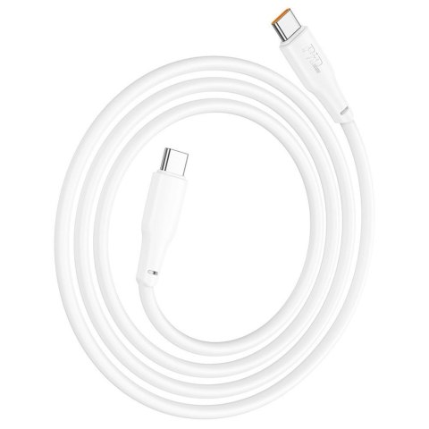Kabel USB C do USB C Hoco 3A 100W 1 m X93 biały
