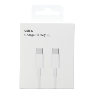 Kabel USB C do USB C PD QC3.0 3A 30W 1 m HD26 box biały