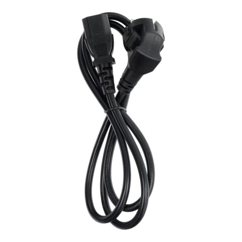 Kabel zasilający do komputera PC / drukarka / monitor 230V 16A 1,2 m czarny