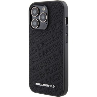 KARL LAGERFELD futerał do IPHONE 15 Pro KLHCP15LPQKPMK (Quilted Pattern) czarny