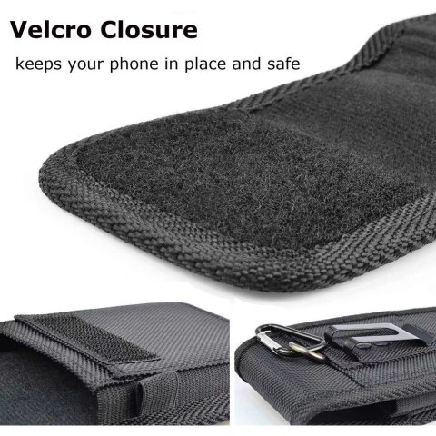 Kabura uniwersalna do paska OXFORD pionowa model 4 do IPHONE 7 PLUS / 8 PLUS / 12 PRO MAX / 13 PRO MAX / SAMSUNG J4 PLUS / A71 /