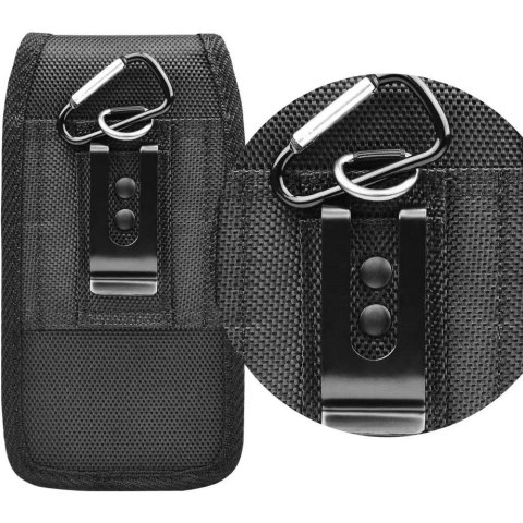 Kabura uniwersalna do paska OXFORD pionowa model 4 do IPHONE 7 PLUS / 8 PLUS / 12 PRO MAX / 13 PRO MAX / SAMSUNG J4 PLUS / A71 /