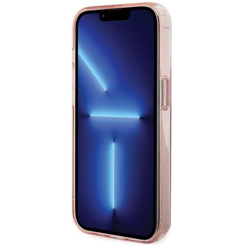 KARL LAGERFELD futerał do IPHONE 15 Pro Max kompatybilny z MagSafe KLHMP15XHMRSKCP (Ringstand KC) różowy
