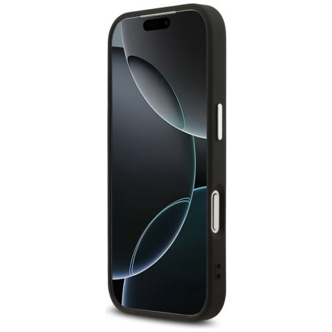 KARL LAGERFELD futerał do IPHONE 17 Pro kompatybilny z MagSafe KLHMP17LPSMLRKLK (PU Karl Pin) czarny