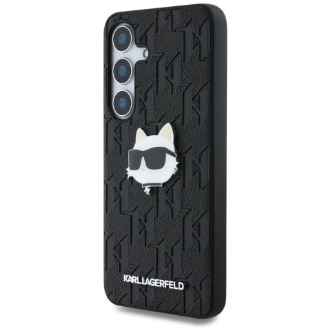 KARL LAGERFELD futerał do SAMSUNG S25 KLHCS25SPGKLCHPK (PU Monogram Choupette Head Pin) czarny