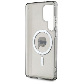 KARL LAGERFELD futerał do SAMSUNG S25 Ultra KLHMS25LHLSKIK (Magnetic IML Metal K. Heads) czarny