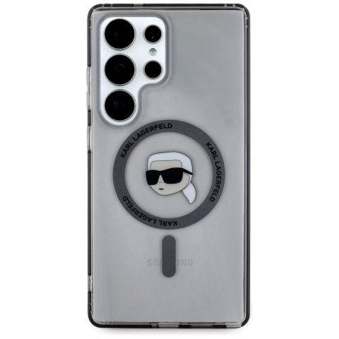 KARL LAGERFELD futerał do SAMSUNG S25 Ultra KLHMS25LHLSKIK (Magnetic IML Metal K. Heads) czarny