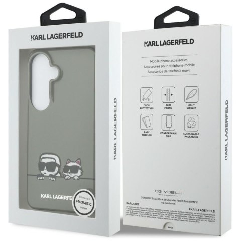 KARL LAGERFELD futerał do SAMSUNG S26 KLHMS26S6HPKACK (Magnetic IML K&C Peekaboo) czarny