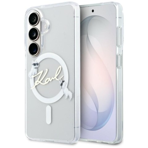 KARL LAGERFELD futerał do SAMSUNG S26 Plus KLHMS26M5HKSCAH (Magnetic IML KC Script) transparentny