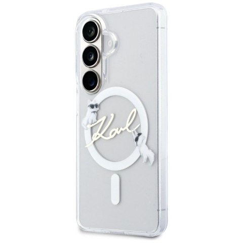 KARL LAGERFELD futerał do SAMSUNG S26 Plus KLHMS26M5HKSCAH (Magnetic IML KC Script) transparentny