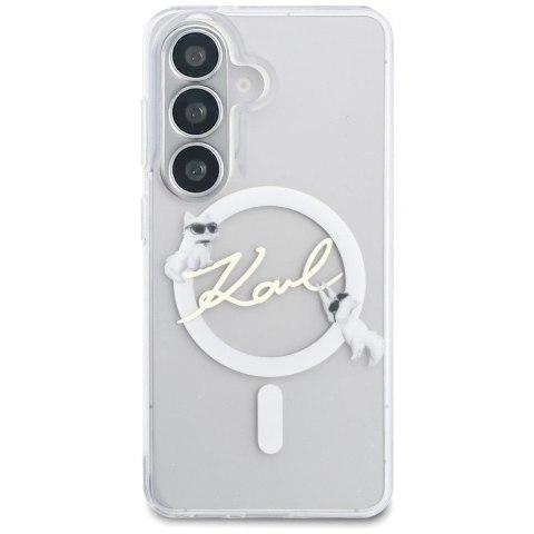 KARL LAGERFELD futerał do SAMSUNG S26 Plus KLHMS26M5HKSCAH (Magnetic IML KC Script) transparentny